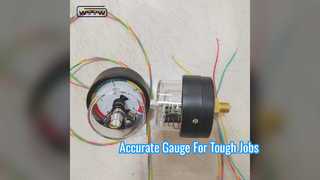 Electric Contact Pressure Gauge 60mm Back Connection