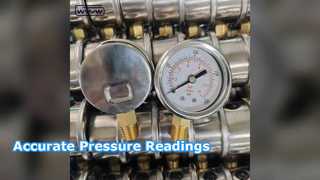 50mm Liquid Filled Pressure Gauge 0 14Bar 200Psi