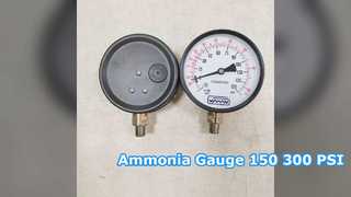 100mm Ammonia Pressure Gauge 150 300 PSI