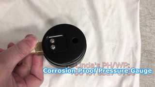 radial pressure gauge.Helical bourdon type suitable for very high pressure