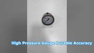 63mm Oil Filled Pressure Gauge Durable Hydraulic Solution