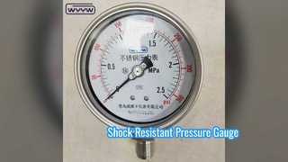 Hydraulic Jack Pressure Gauge Shock Resistant