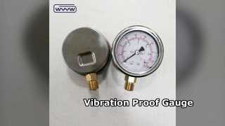 63mm Oil Filled Pressure Gauge Mud Pump Solution