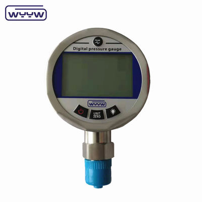 Precision 0.2%Fs Bottom 80mm Hydraulic Digital Water Pressure Gauge