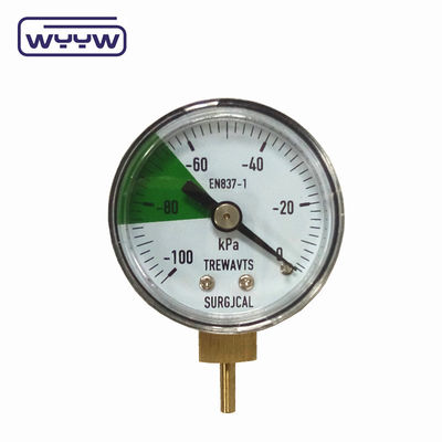 -100-0kpa 40mm Gas Pressure Vacuum Gauge OEM ODM Customized