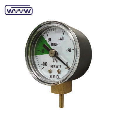 -100-0kpa 40mm Gas Pressure Vacuum Gauge OEM ODM Customized
