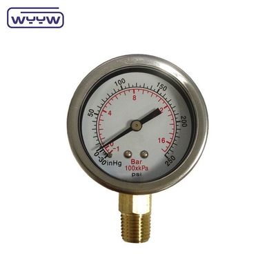 0 To 100 Mbar Digital Vacuum Pressure Gauge Pressure Oil Water Gauge