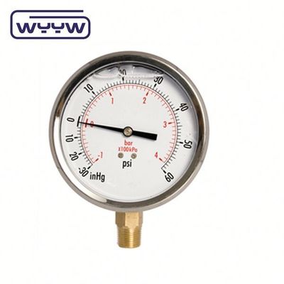 0 To 100 Mbar Digital Vacuum Pressure Gauge Pressure Oil Water Gauge