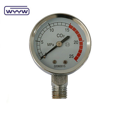 Commercial pressure meter pressure regulator use natural gas 50mm manometer supplier co2 pressure gauge