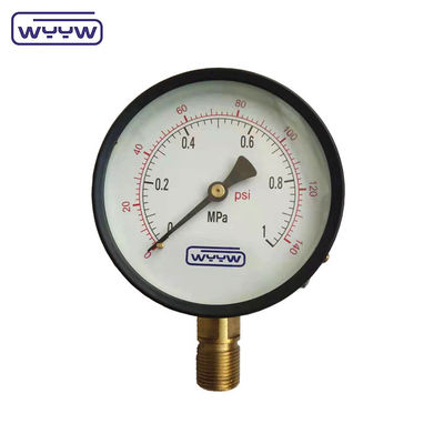 Bourdon tube 100mm 10bar 7bar air maometer G1/2