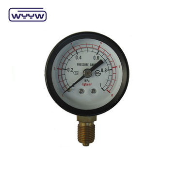 High Quality 50mm, Dry Pressure Gauge High Black Steel Case Hydraulic Pressure Gauge Air Pressure Gauge