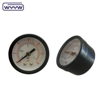 60mm 2.5&quot; Air Test Back Connection Steel Case Pressure Gauge
