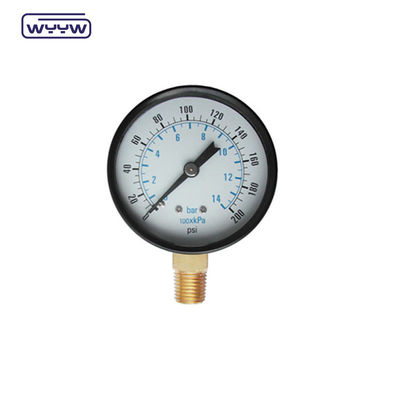 WYYW 100mm iron case MS bottom connection manometer 16bar