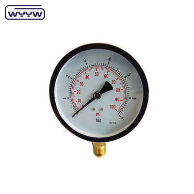 Factory Y-150 Natural Gas Test Pressure Gauge Analog 6 Inch 150mm 0-1MPa 0-150psi Nitrogen Manometer