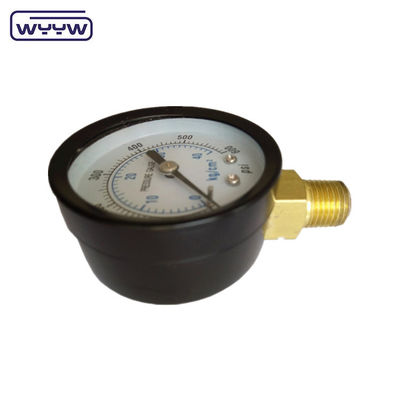 63mm dry 1/4&quot; NPT Lower Mount Pressure Gauge