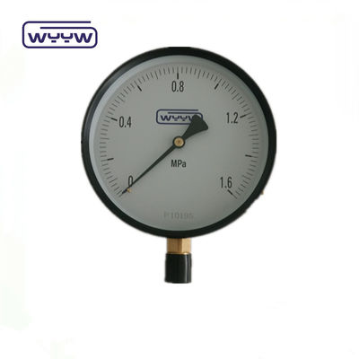 Made in China factory price high precision 6 inch bottom connection 150mm pressure gauges tester