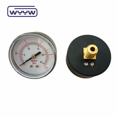 China pressure gauge factory price 1.5&quot; 40mm 0-3.5bar plastic axial gas manometer