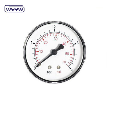 China pressure gauge factory price 1.5&quot; 40mm 0-3.5bar plastic axial gas manometer
