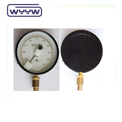 Dial Size Pressure Gauge Precision Manometer With Black Steel Case