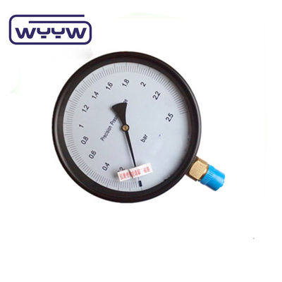 Dial Size Pressure Gauge Precision Manometer With Black Steel Case