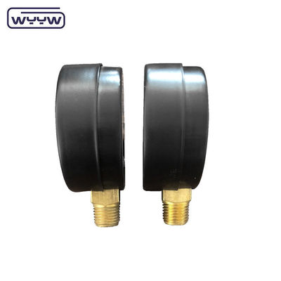 customizable rear mounting 150 psi hot sale 60mm general manometer M12X1.5 air 10 bar pressure gauge