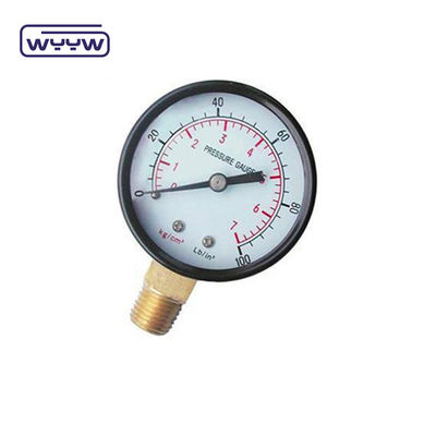 customizable rear mounting 150 psi hot sale 60mm general manometer M12X1.5 air 10 bar pressure gauge