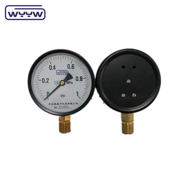 Price WYYW factory 1MPa 1.6MPa 100mm pressure gauge M20X1.5 G1/2&quot; water manometer