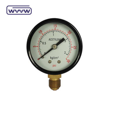 Black Steel Economy Pressure Gauge Dural Scale 50mm Air Pressure Gauge Meter