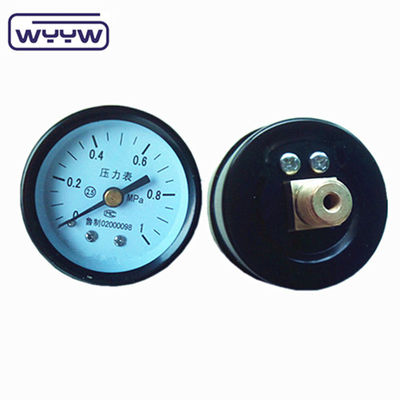 Axial Natural Gas Economy Pressure Gauge 2" Dual Scale Pressure Manometer