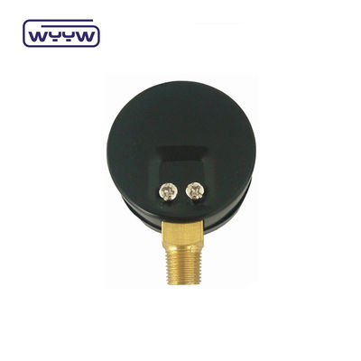Bottom 40mm 1.5' Argon Gas Pressure Gauge Plastic Material