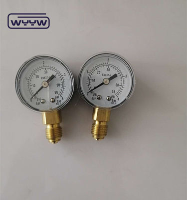 new design 1.5&quot; plastic black steel portable pressure gauge
