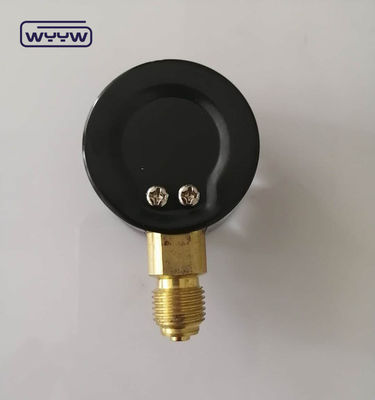new design 1.5&quot; plastic black steel portable pressure gauge