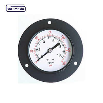 4" Air Manometer Front Flange Pressure Gauge Back Mount