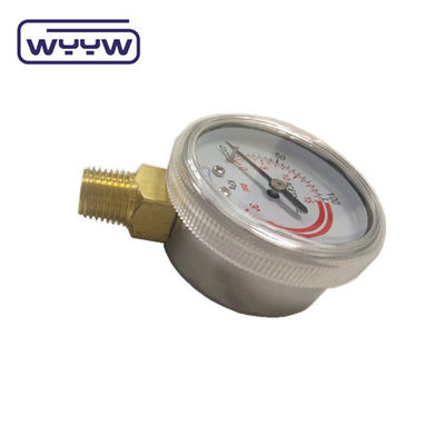 2&quot; General Gas Pressure Gauge Manometer Bottom Mount 50mm Dial