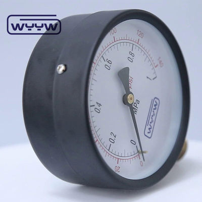 100mm Water General Commercial Pressure Gauge Manometer Bottom Mount