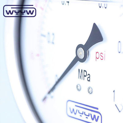 100mm Water General Commercial Pressure Gauge Manometer Bottom Mount
