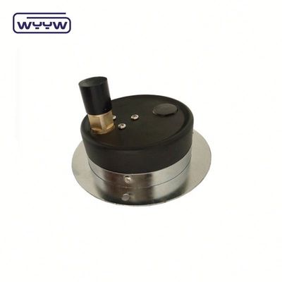Steam Boiler Pressure Gauge Manometer Bottom Mount With Black Steel Case