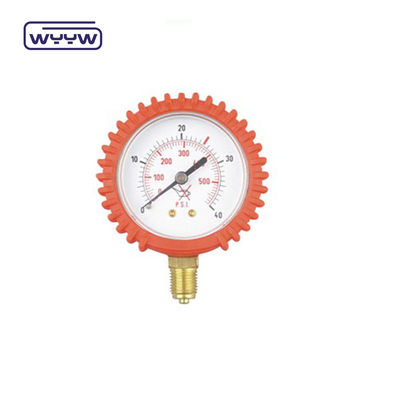 60mm Economy Pressure Gauge Manufacturer With Rubber Protective Cover