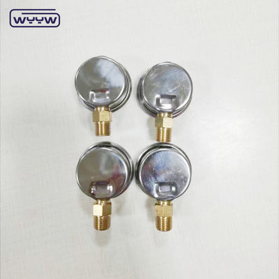 40mm Dial Ss304 Case Pointer Type Bourodon Tube  Vertical 0-10bar /psi  Oil Filled Pressure Gauge 1-1/2