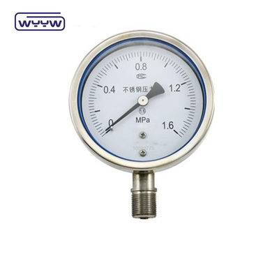 2.5&quot; ss case radial connection liquid filled pressure meter