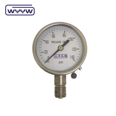 2.5&quot; ss case radial connection liquid filled pressure meter