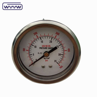 2.5&quot; glycerine filled panel flange type pressure manometer
