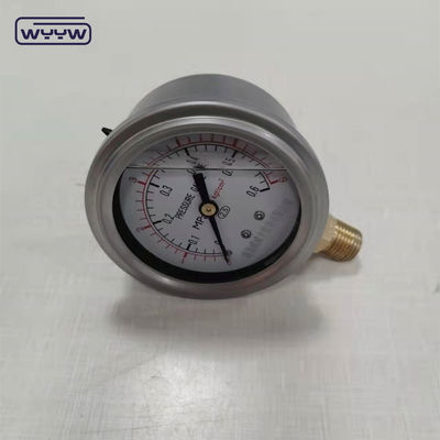 63mm 2.5&quot; Hydraulic Shockproof Stainless Steel Oil Filled Pressure Gauge