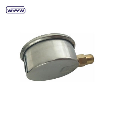 Silicone Oil Filled Pressure Gauge Manometer 60mm 1 Year Warranty