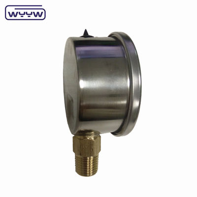 Glycerine Filled 2&quot; Pressure Gauge Manometer Bottom / Back And Panel Mounting
