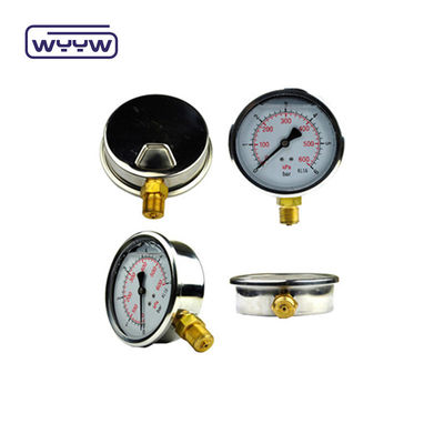 Hydraulic Industrial Pressure Gauge Manometer 60mm for glycerin