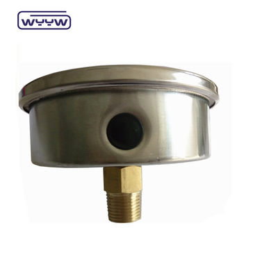 100mm axial oil anti-vibration pressure manometer