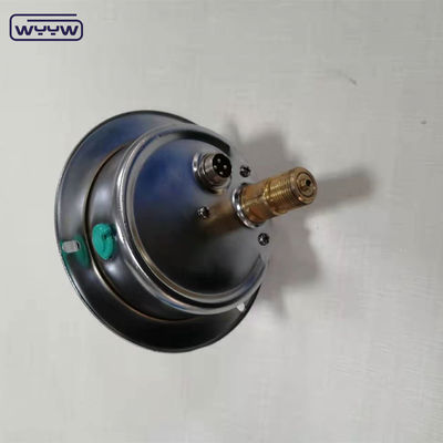 0-1MPa Electrical Contact Pressure Gauge , Silicone Oil Filled Pressure Gauge With Flange