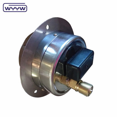 100mm Silicone Filled Electric Oil Pressure Gauge Back Mount