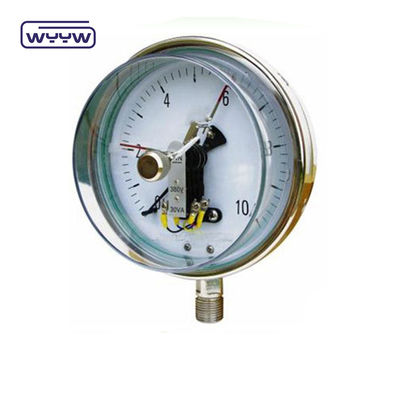 100mm Silicone Filled Electric Oil Pressure Gauge Back Mount